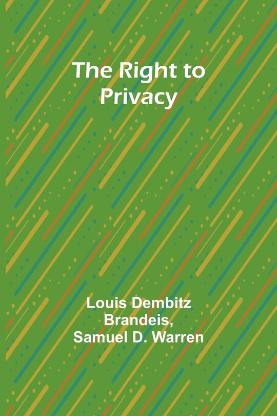 Couverture_The Right to Privacy