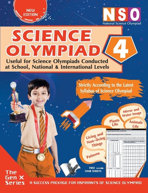 Couverture_National Science Olympiad - Class 4 (With OMR Sheets)