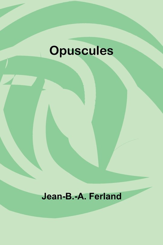 Front cover_Opuscules