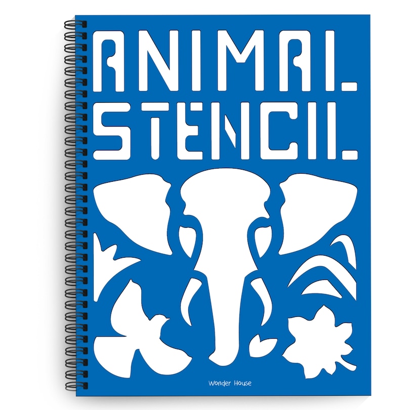 Front cover_Stencil Book: Animal
