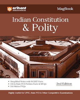 Front cover_Arihant Magbook Indian Constitution & Polity for UPSC Civil Services IAS Prelims / State PCS & other Competitive Exam IAS Mains PYQs