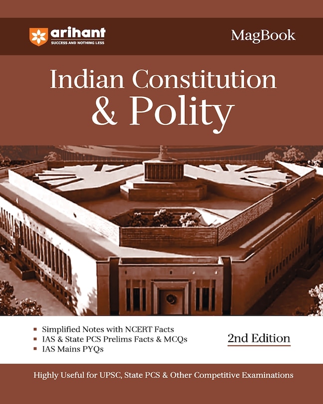 Front cover_Arihant Magbook Indian Constitution & Polity for UPSC Civil Services IAS Prelims / State PCS & other Competitive Exam IAS Mains PYQs