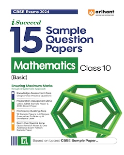 Front cover_Arihant CBSE Sample Question Papers Class 10 Mathematics (Basic) Book for 2024 Board Exam