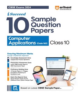 Front cover_Arihant CBSE Sample Question Papers Class 10 Computer Application Book for 2024 Board Exam