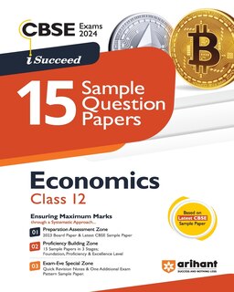 Couverture_Arihant CBSE Sample Question Papers Class 12 Economics Book for 2024 Board Exam
