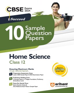 Couverture_Arihant CBSE Sample Question Paper Class 12 Home Science Book for 2024 Exam