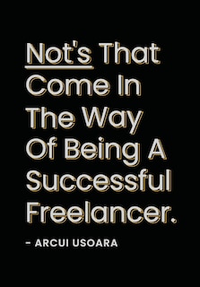 Couverture_Nots That Come In The Way Of Being A Successful Freelancer
