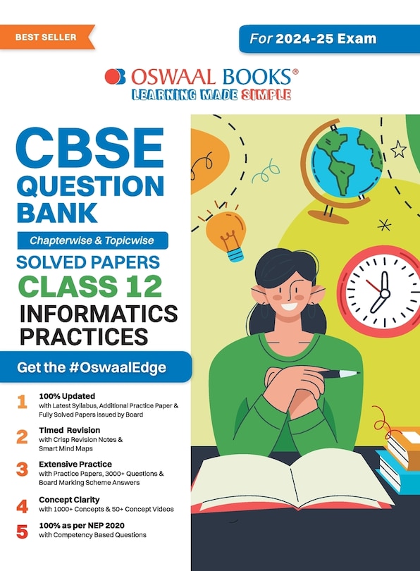 Front cover_Oswaal CBSE Question Bank Class 12 Information Practices, Chapterwise and Topicwise Solved Papers For Board Exams 2025