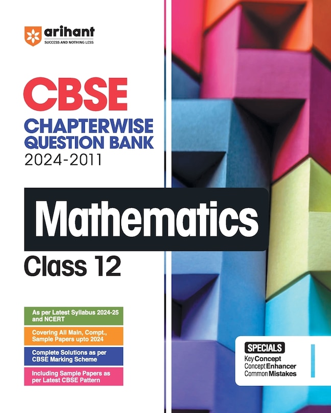 Couverture_CBSE Chapterwise Mathematics 12th