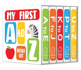 Front cover_My first A to Z Boxed Set of 5 books (Mini Board Books)