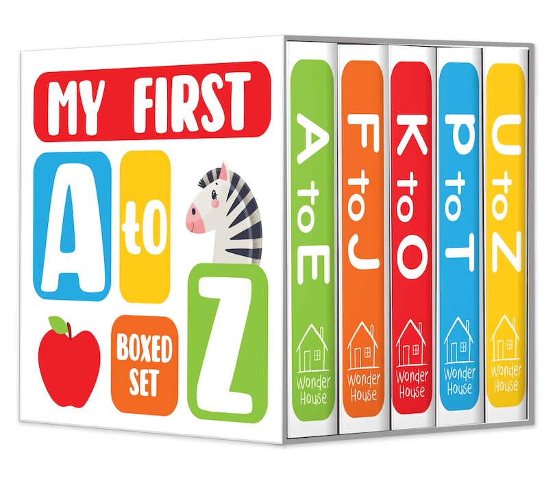 Front cover_My first A to Z Boxed Set of 5 books (Mini Board Books)