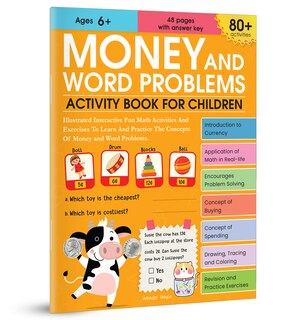 Couverture_Money and Word Problems Activity Book For Children