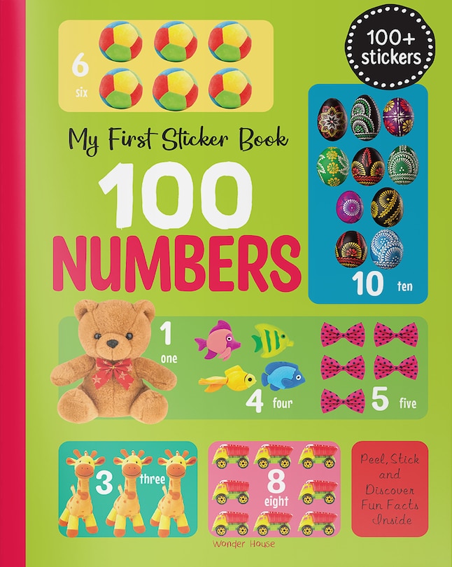 My First 100 Numbers Stickers Book By Wonder House Books, ('tp') | Indigo
