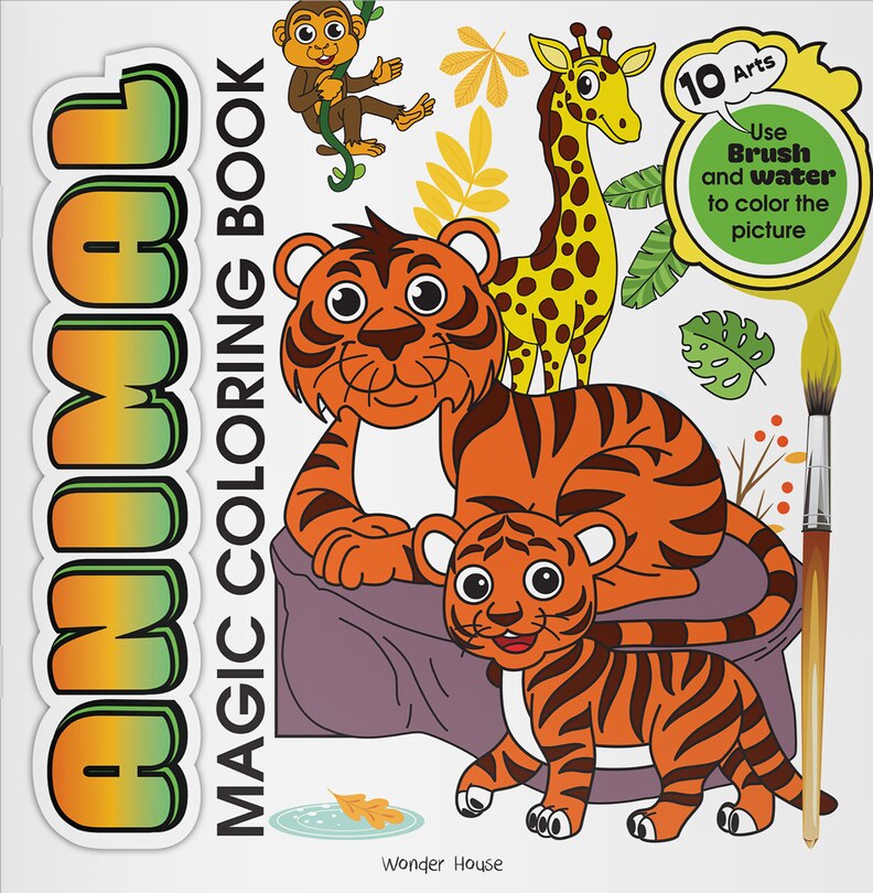 Couverture_Animal Magic Coloring Book