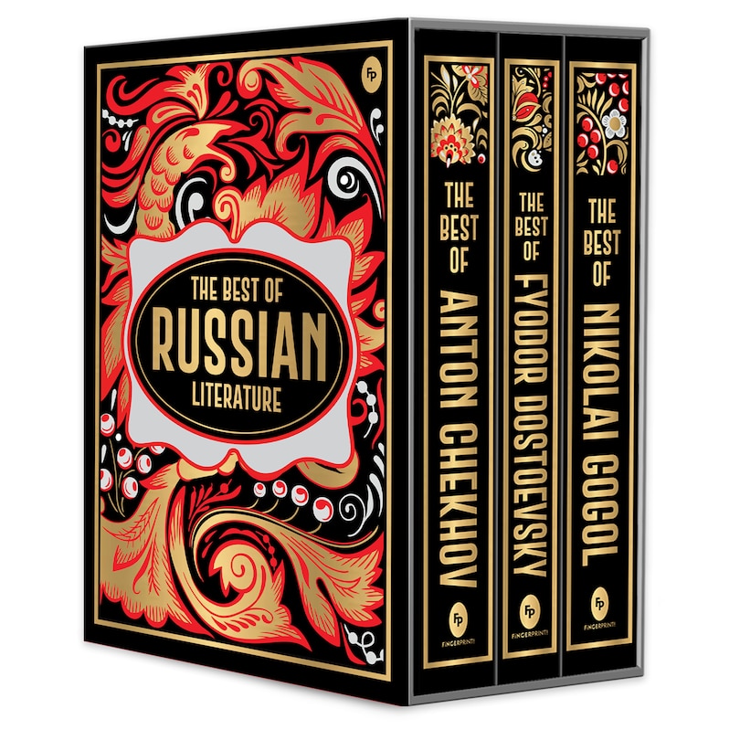 Front cover_The Best of Russian Literature (Deluxe Hardbound Edition/Boxed Set)