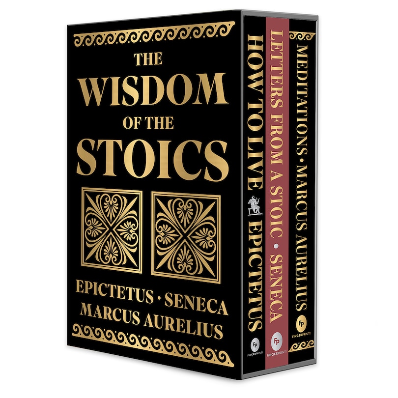 Couverture_Wisdom of the Stoics Boxed Set (Deluxe Hardbound Edition), The