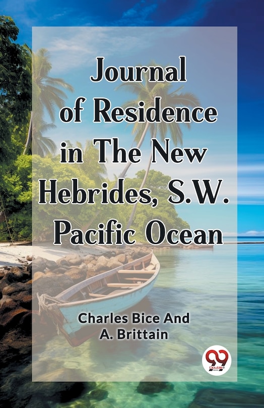 Front cover_Journal of Residence in the New Hebrides, S.W. Pacific Ocean