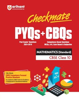 Front cover_Checkmate CBQs Maths Standard 10th