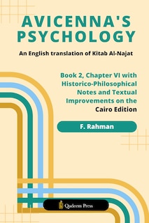 Front cover_Avicenna's Psychology - An English Translation Of Kitab Al-Najat