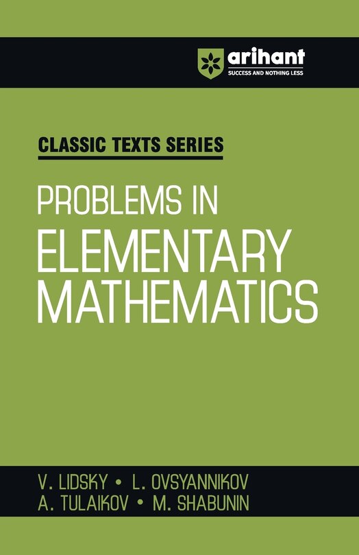 Front cover_Problems in Elementary Mathematics