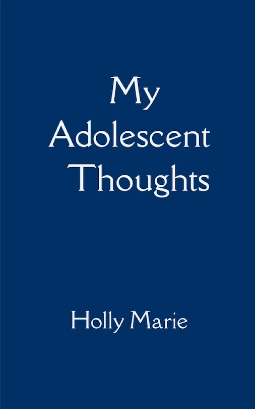 Front cover_My Adolescent Thoughts