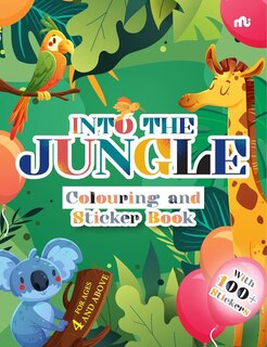 Front cover_Into the Jungle: Colouring and Sticker Book
