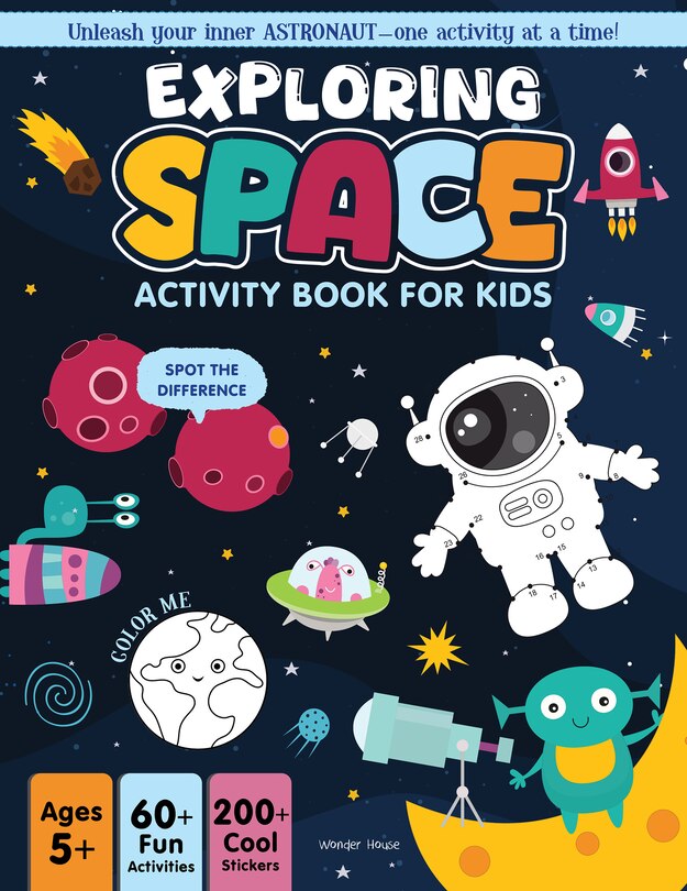 Couverture_Exploring Space Activity Book For Kids