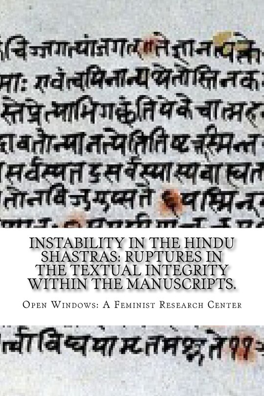 Couverture_Instability in the Hindu shastras