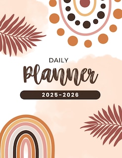 Front cover_Daily Planner Book 2025-2026