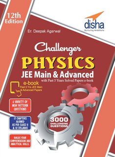Couverture_Challenger Physics for JEE Main & Advanced with past 5 years Solved Papers ebook (12th edition)