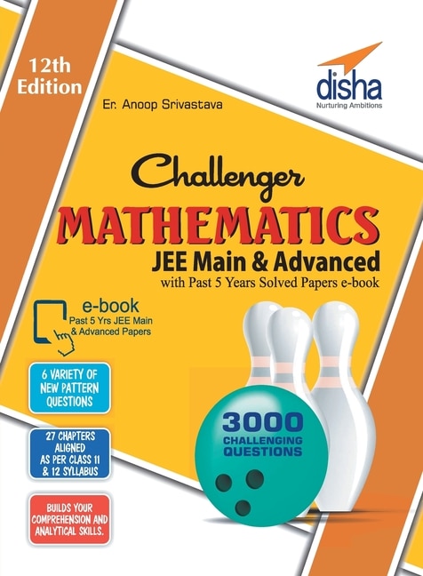 Front cover_Challenger Mathematics for JEE Main & Advanced with past 5 years Solved Papers ebook (12th edition)