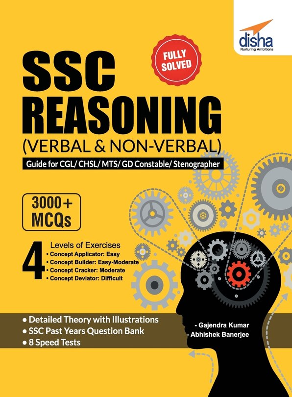 Front cover_SSC Reasoning (Verbal & Non-Verbal) Guide for CGL/ CHSL/ MTS/ GD Constable/ Stenographer
