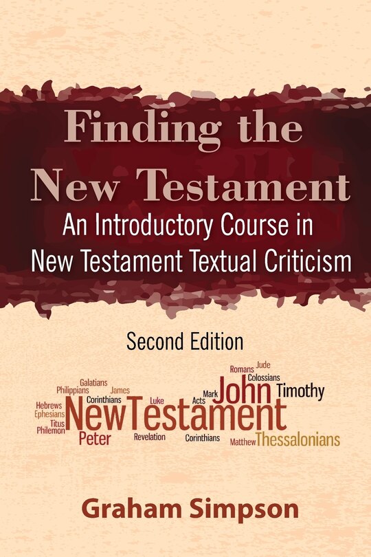 Front cover_Finding the New Testament