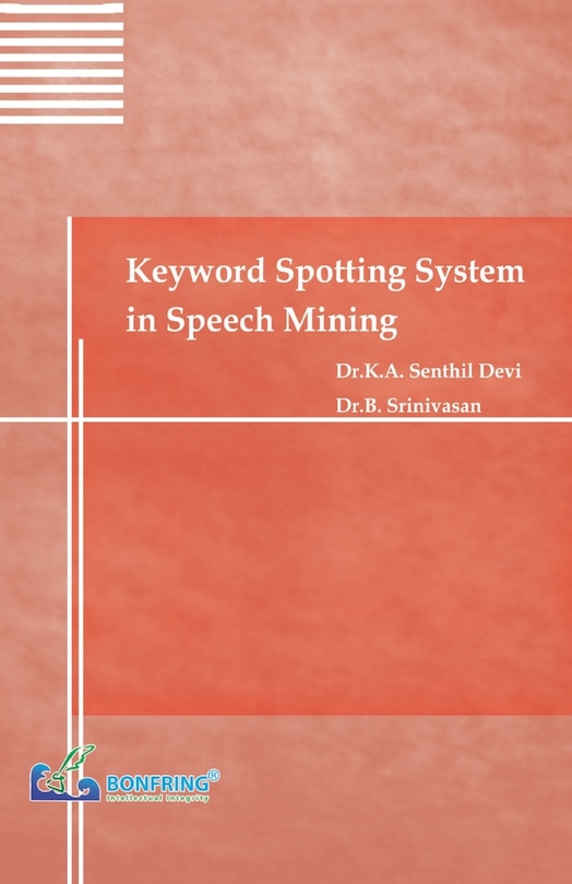 Couverture_Keyword Spotting System in Speech Mining