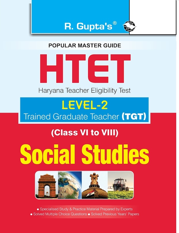 Couverture_HTET (TGT) Trained Graduate Teacher (Level2) Social Studies (Class VI to VIII) Exam Guide