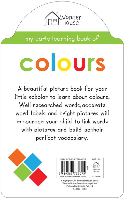 Front cover_My Early Learning Book of Colours