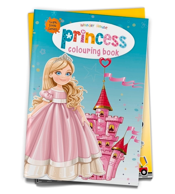 Front cover_Princess Colouring Book