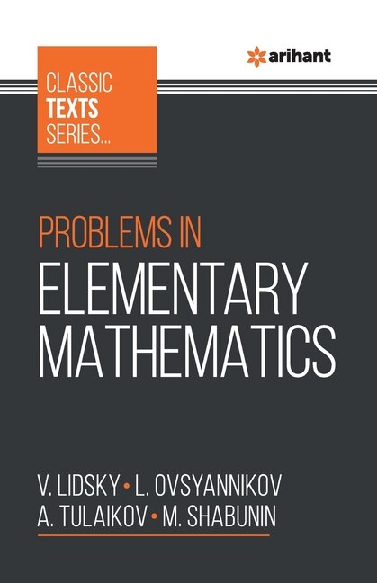 Front cover_Problems In Elementary Mathematics
