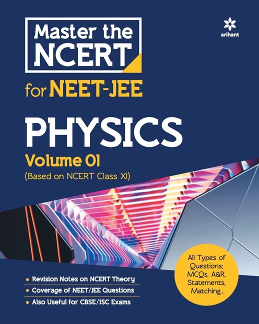 Couverture_Master the NCERT for NEET and JEE Physics Vol 1