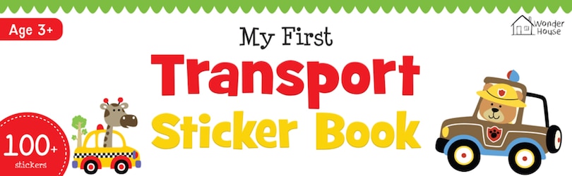 Front cover_My First Transport Sticker Book