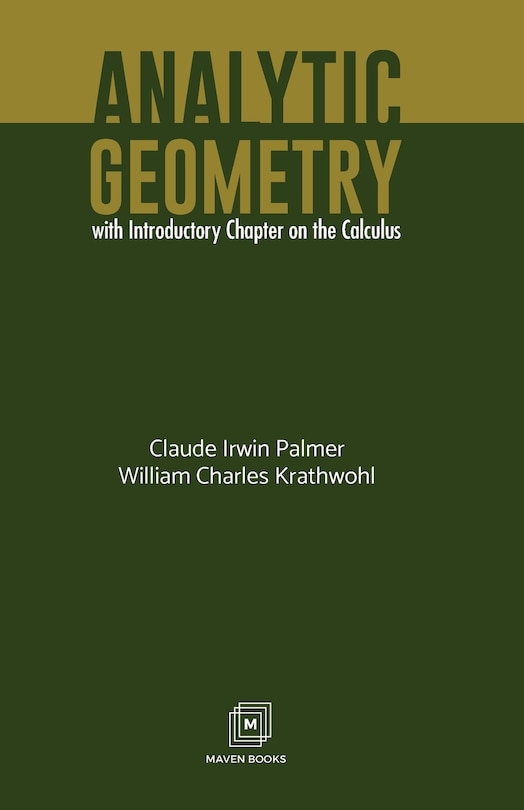 Front cover_ANALYTIC GEOMETRY With Introductory Chapter on the Calculus