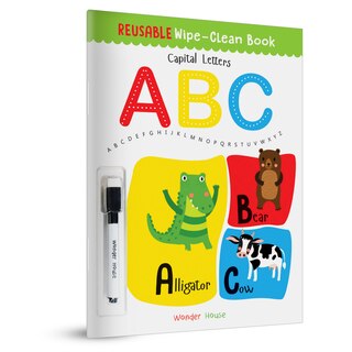 Couverture_Reusable Wipe And Clean Book - Capital Letters : Write And Practice Capital Letters
