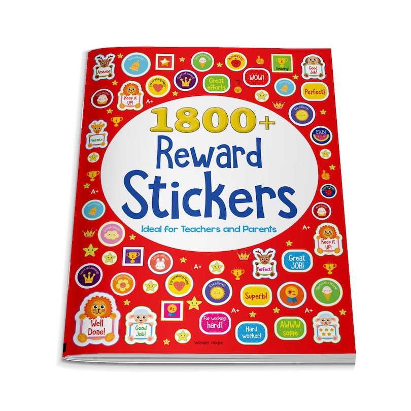 1800+ Reward Stickers - Ideal For Teachers And Parents: Sticker Book With Over 1800 Stickers to Boost The Morale of Kids