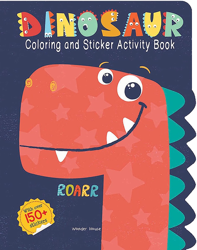 Couverture_Dinosaurs - Coloring and Sticker Activity Book (With 150+ Stickers)