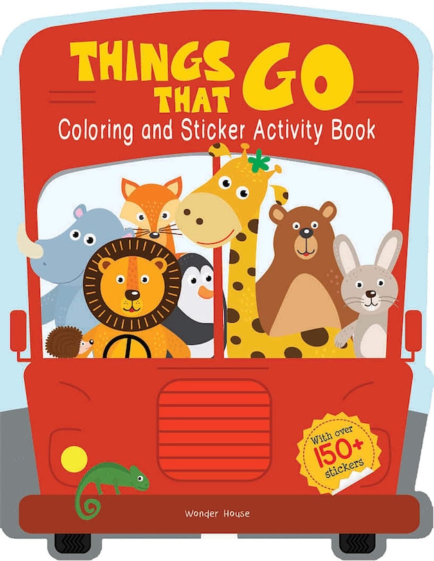 Couverture_Things That Go - Coloring and Sticker Activity Book (With 150+ Stickers)