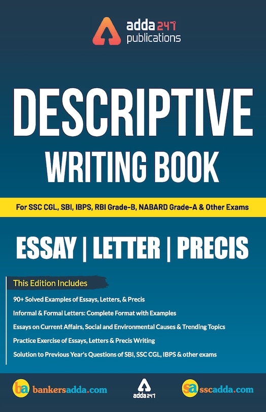 Couverture_Descriptive Writing Book for SSC and Bank Exams (English Printed Edition)