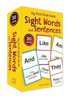 Front cover_My First Flash Cards: Sight Words and Sentences (Flash Cards For Children)