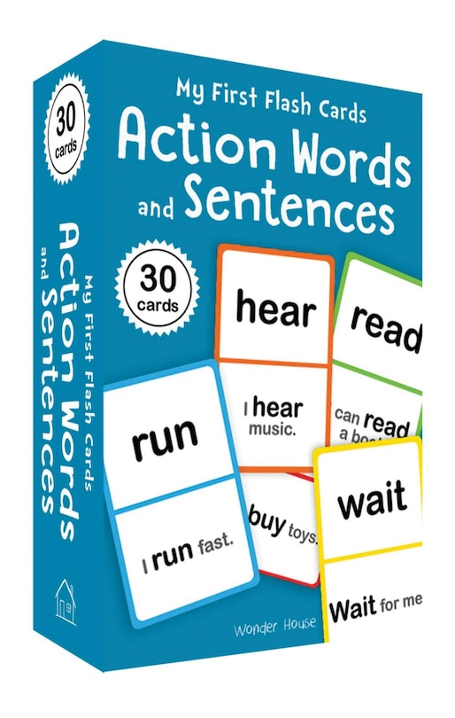 Couverture_My First Flash Cards: Action Words and Sentences (Flash Cards For Children)