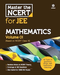 Front cover_Master the NCERT for JEE Mathematics Vol 1