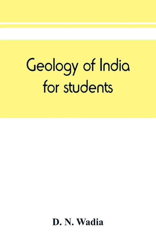 Front cover_Geology Of India, For Students